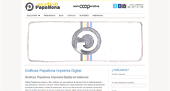 Desktop Screenshot of graficaspapallona.com